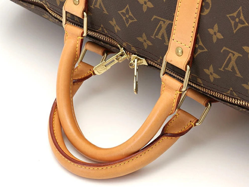 Louis Vuitton Boston Monogram Keepall Bag Brown